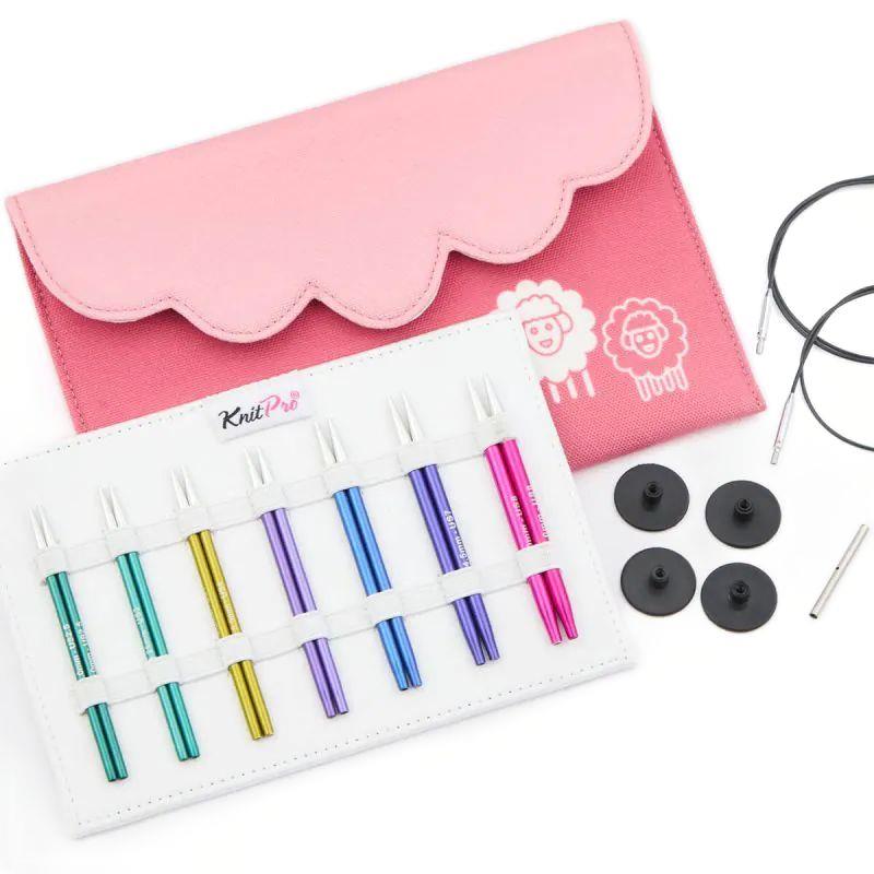 KnitPro Zing Aluminium Midi Interchangeable Circular Knitting Needle Set 5" / 4" - Picture 5 of 7