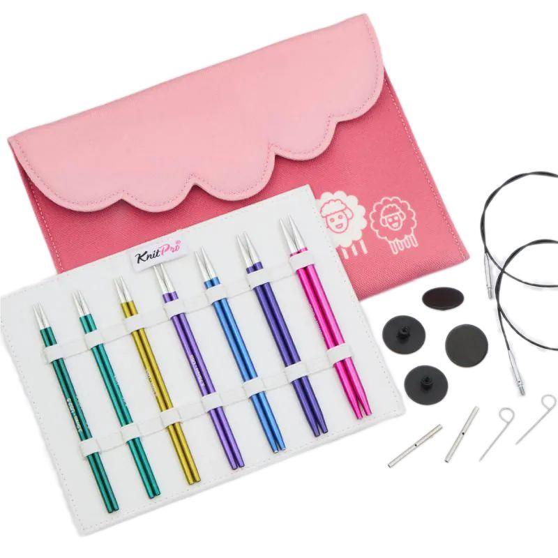 KnitPro Zing Aluminium Midi Interchangeable Circular Knitting Needle Set 5" / 4" - Picture 4 of 7