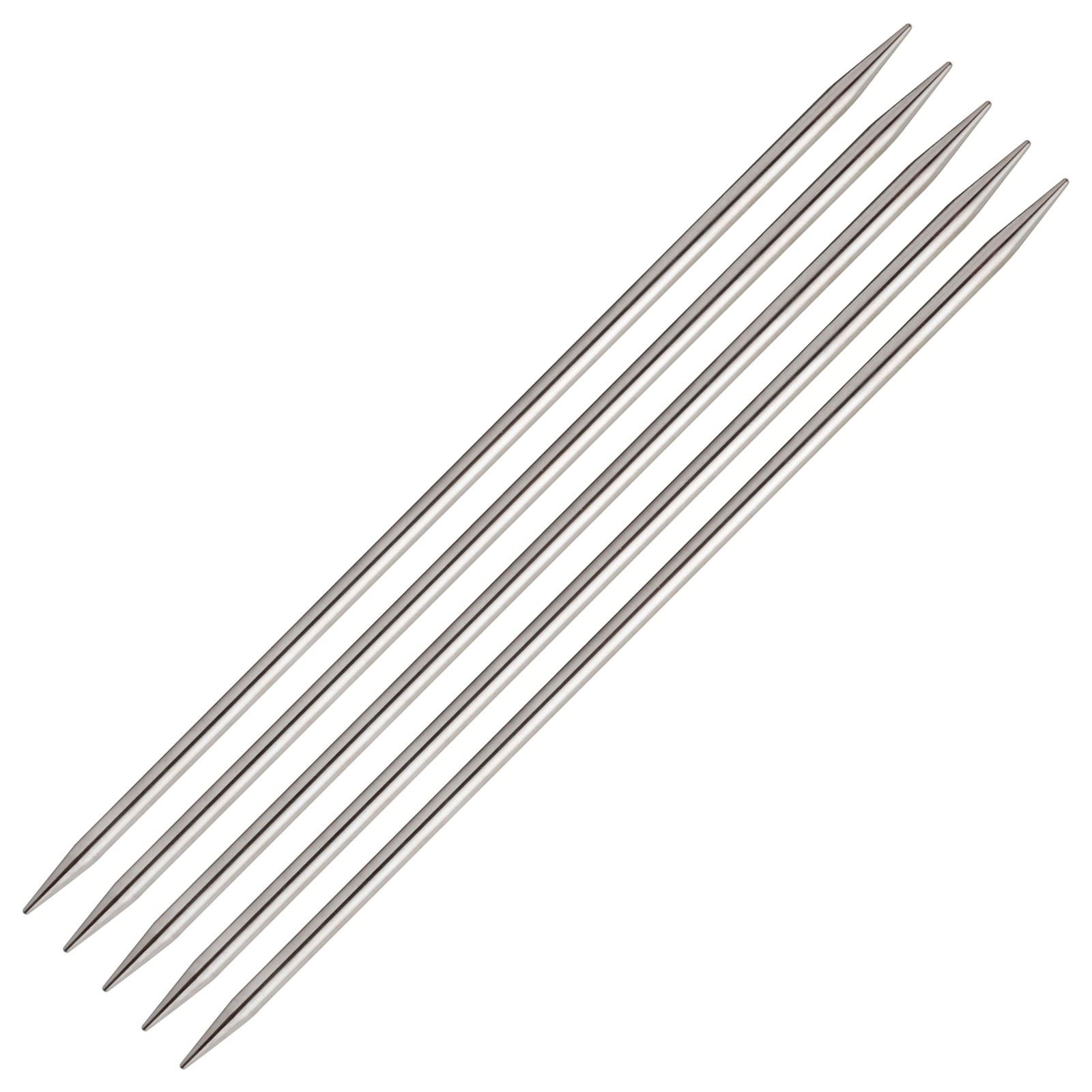 Ferri A Doppia Punta KnitPro Nova – 15 Cm, Misura 3,25 Mm, In Ottone Cromato, Leggeri E Scorrevoli, Senza Nichel - 2