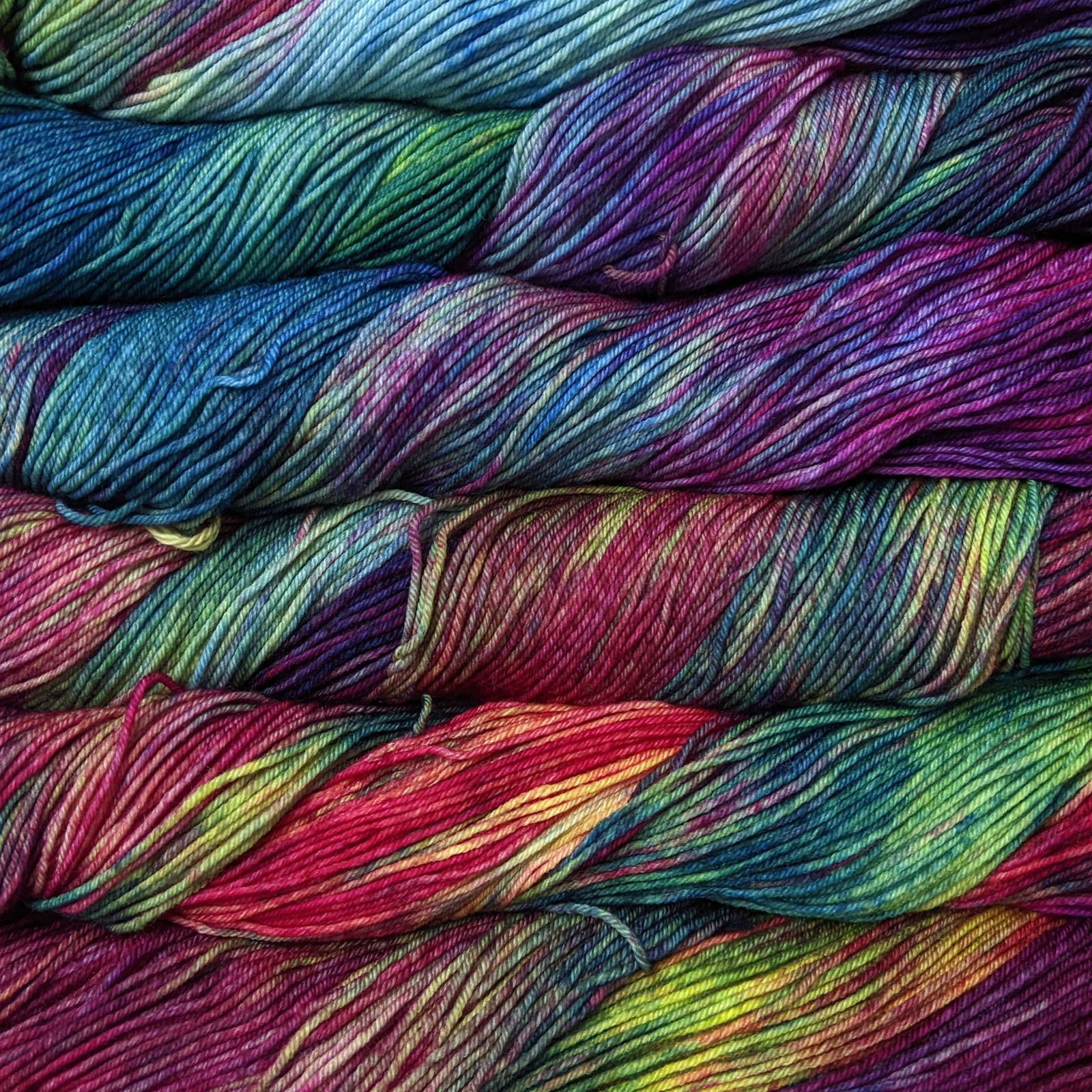 Malabrigo Ultimate Sock Superwash Merino Nylon Hand Dyed Knitting Yarn Wool 100g - Picture 2 of 40