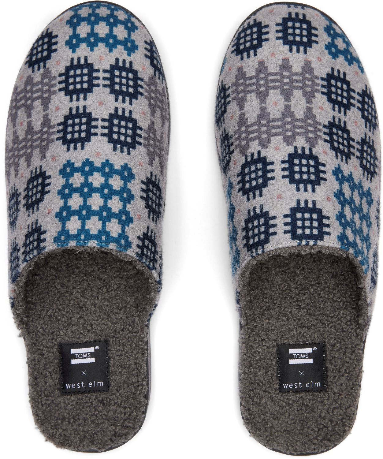 Toms Harbor Mens Fur Lined Slippers Shoes - Picture 5 of 6
