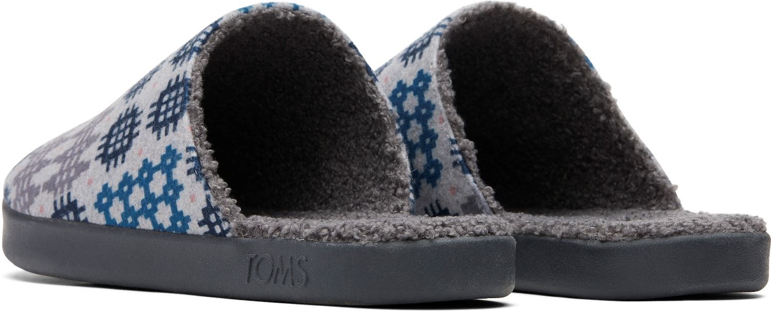 Toms Harbor Mens Fur Lined Slippers Shoes - Picture 6 of 6