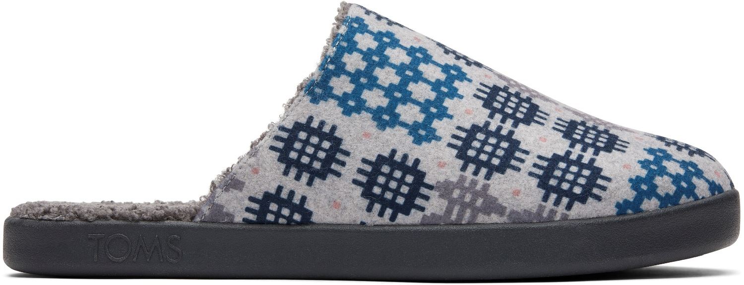 Toms Harbor Mens Fur Lined Slippers Shoes - Picture 2 of 6