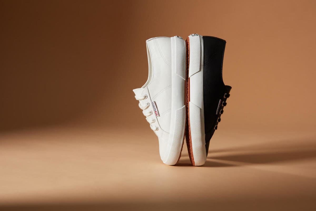 Superga 2750 Womens Leather Trainers - Picture 12 of 12