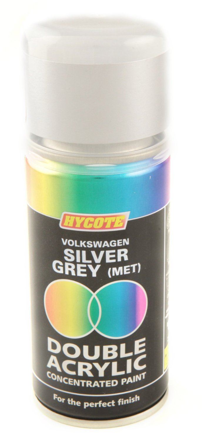 Hycote Volkswagen Vw Silver Grey Metallic Double Acrylic Spray Paint