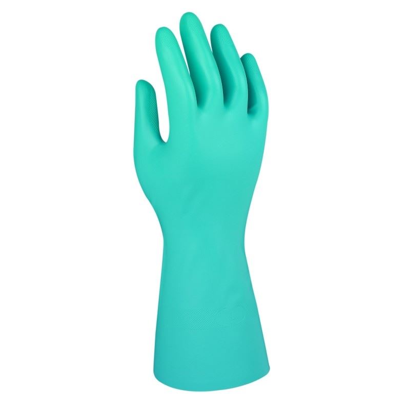1, 6 or 12 Pairs Marigold G25G Long Life Green Nitrile Rubber Gloves