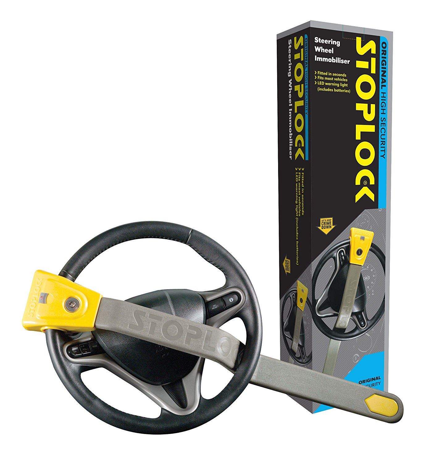 Stoplock Original Steering Wheel Security Immobiliser Lock Anti Theft