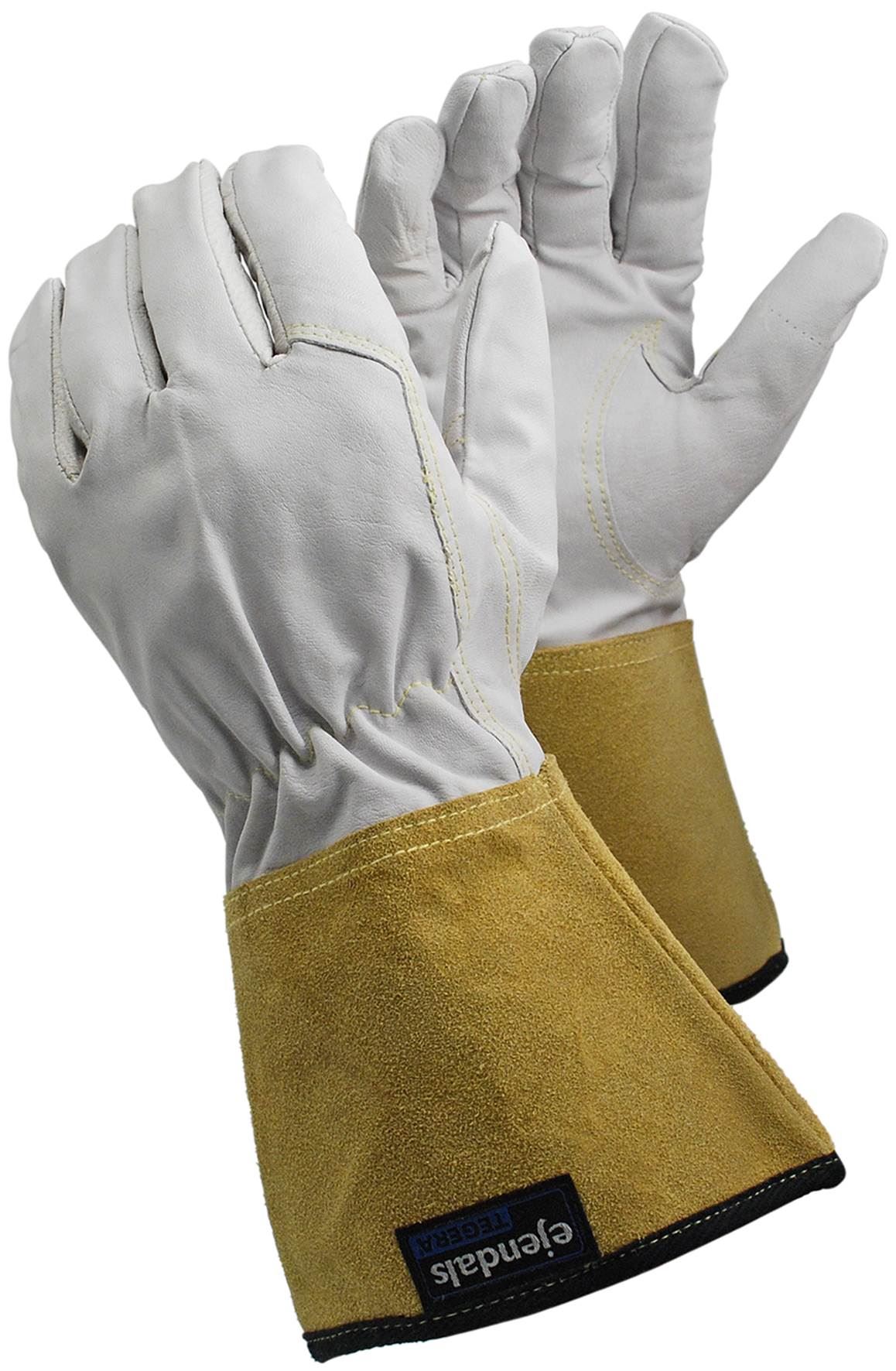 TEGERA 126A Tig Mig Leather Welders Heat Resistant Work Gloves S M L XL