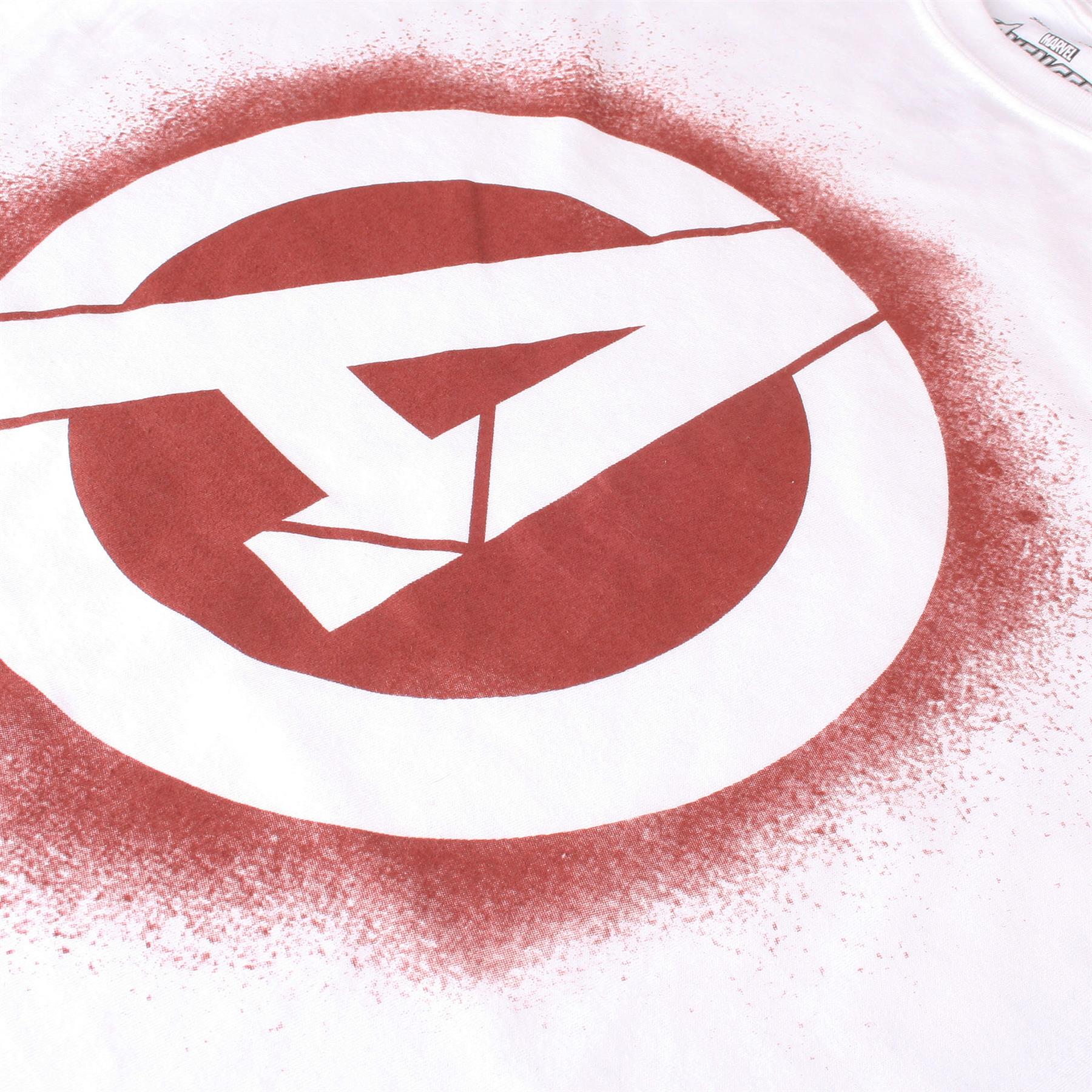 Marvel Avengers Mens T-shirt Stencil Logo XS-2XL Official - Picture 11 of 17