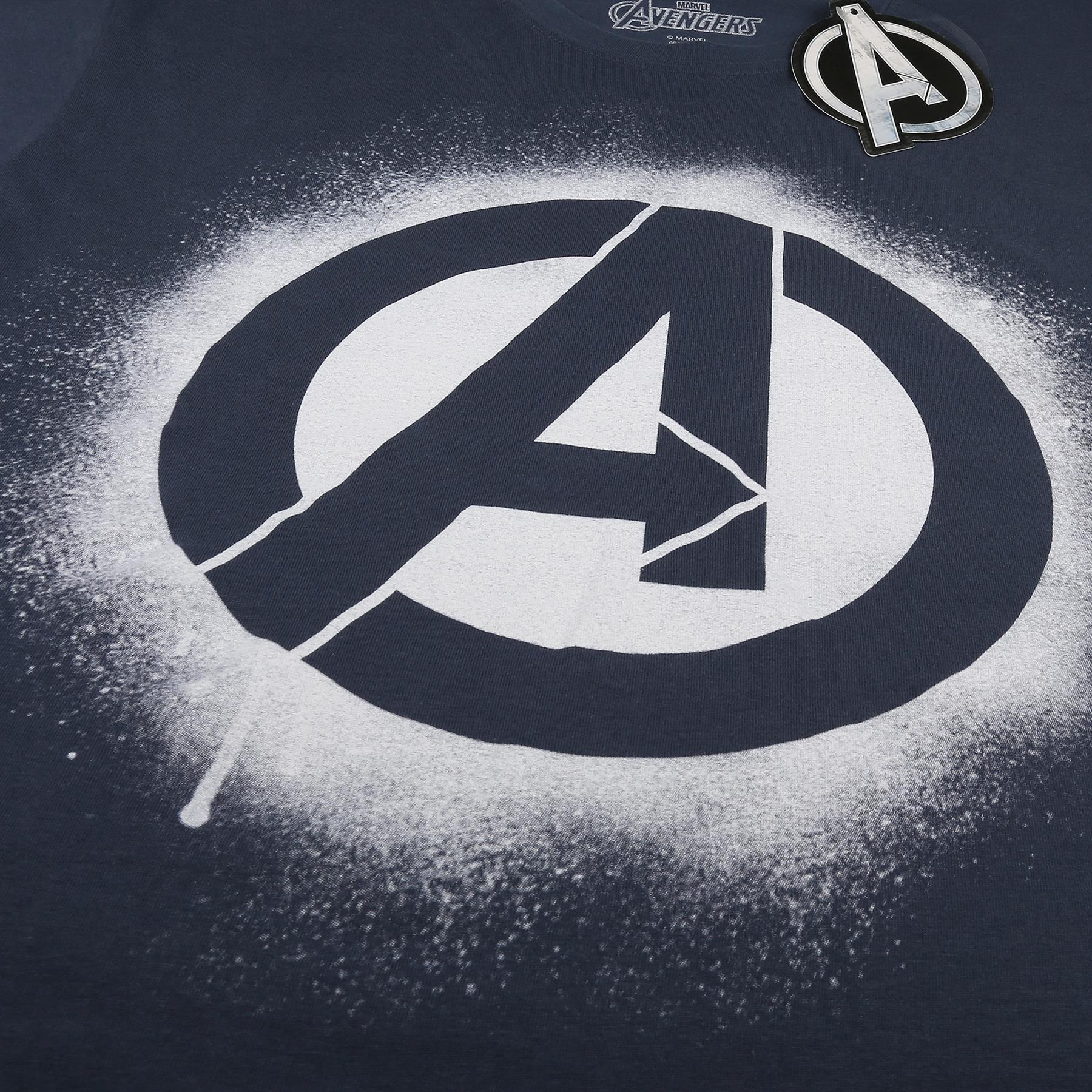 Marvel Avengers Mens T-shirt Stencil Logo XS-2XL Official - Picture 6 of 17