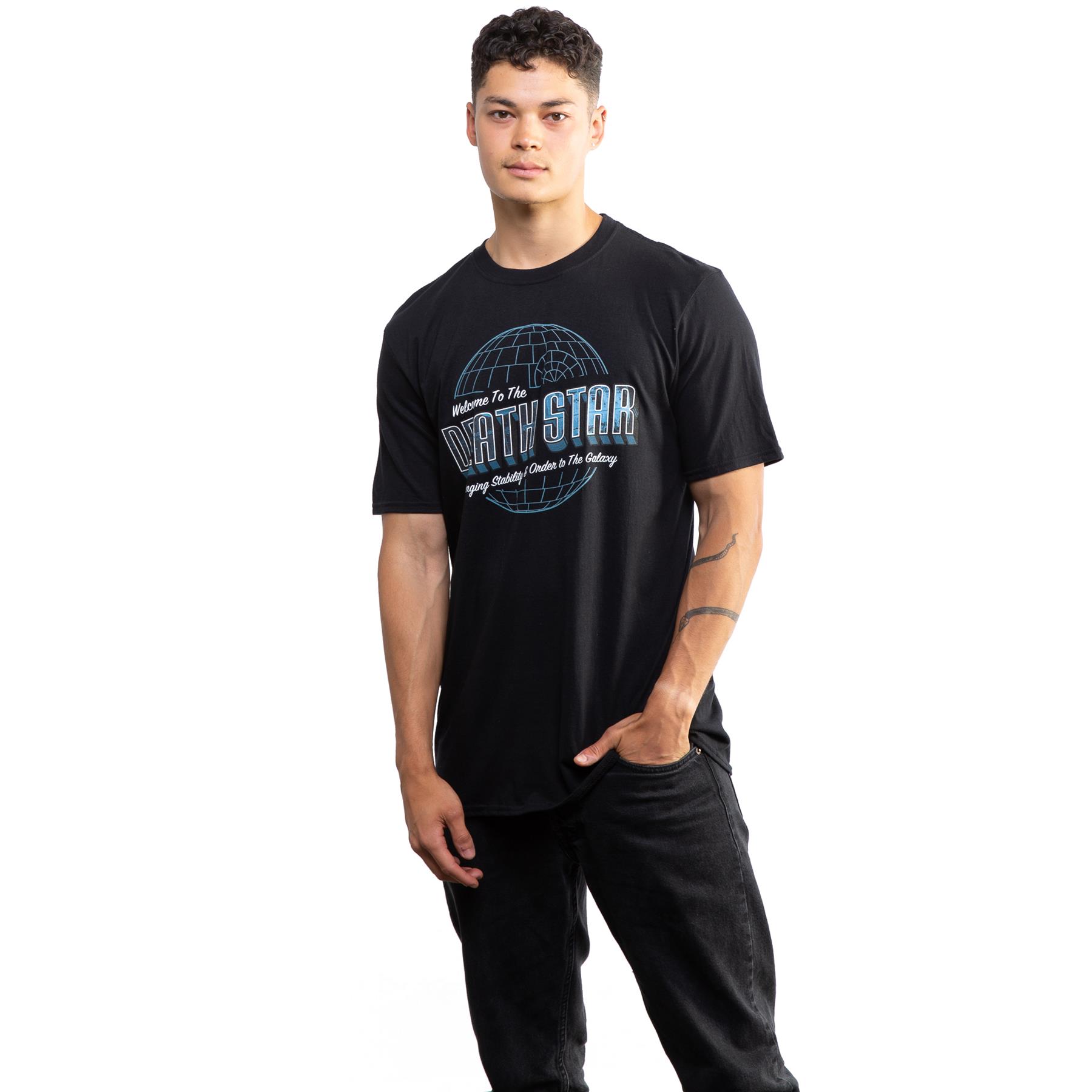 Star Wars Mens T-shirt Welcome To The Death Star Top Tee S-2XL Official