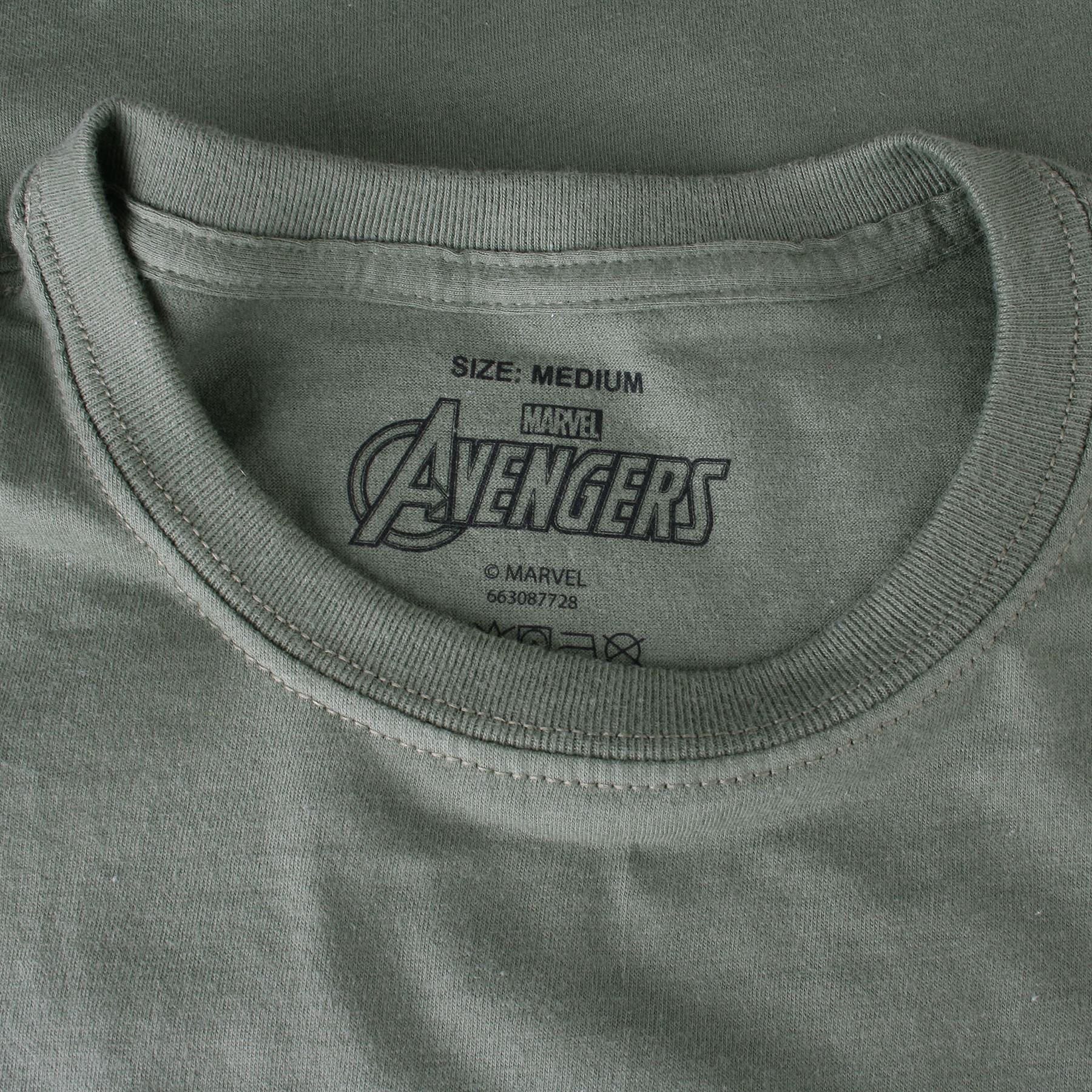 Marvel Avengers Mens T-shirt Stencil Logo XS-2XL Official - Picture 17 of 17