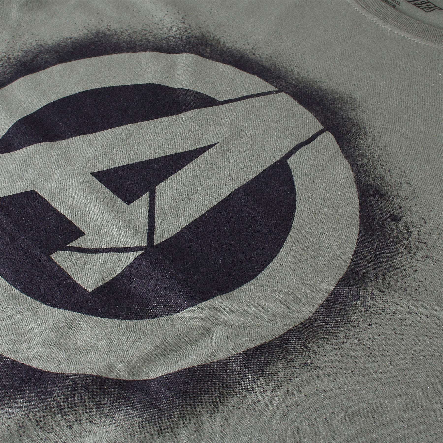 Marvel Avengers Mens T-shirt Stencil Logo XS-2XL Official - Picture 16 of 17