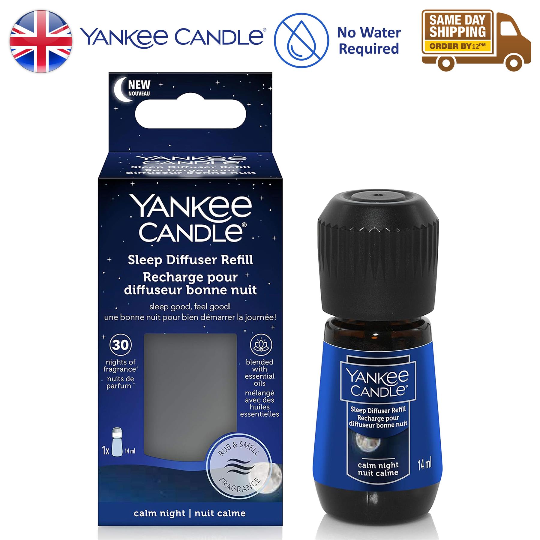 Yankee Candle Sleep Diffuser Refill Stress Relief Aroma Fragrance 14ml