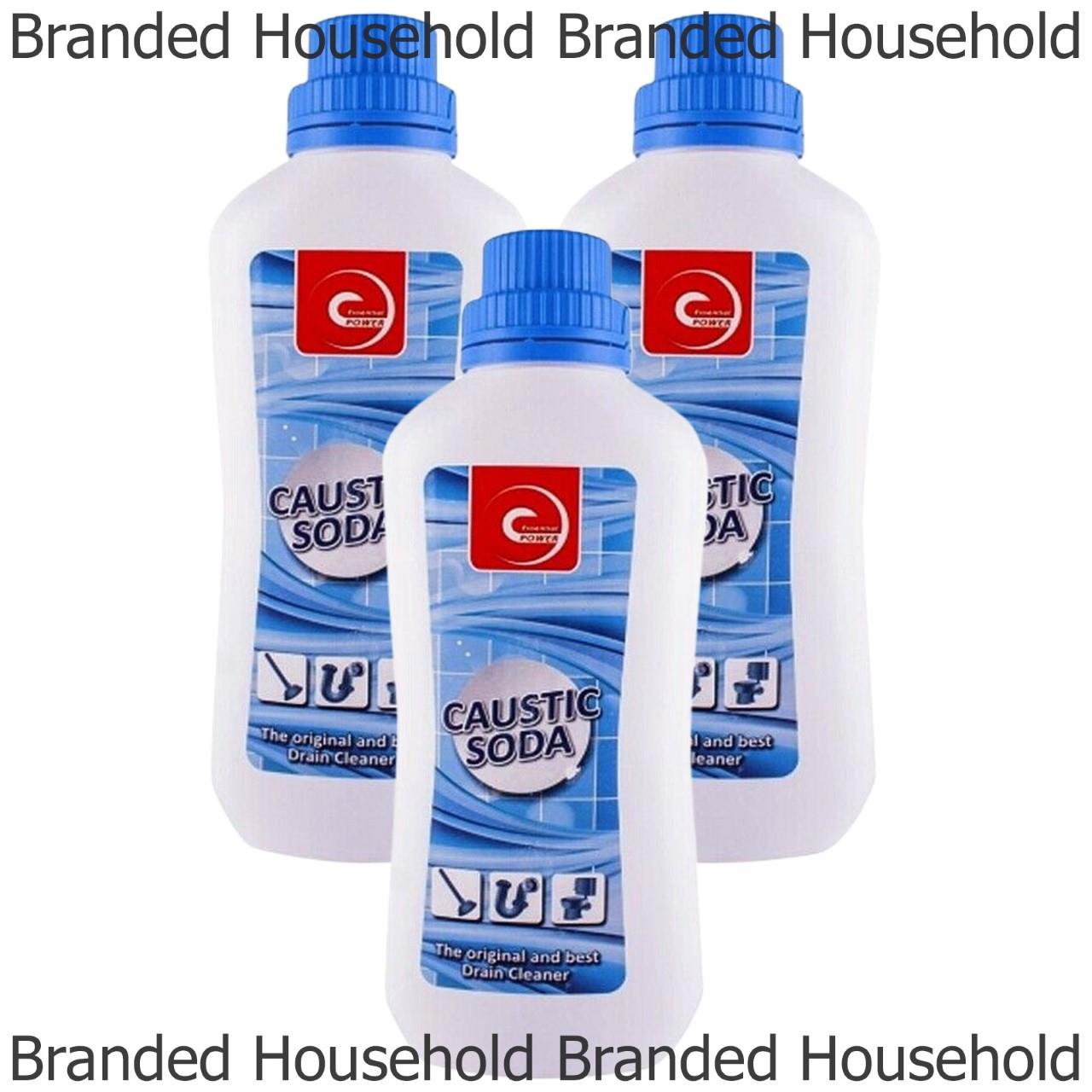 clearing drains with caustic soda