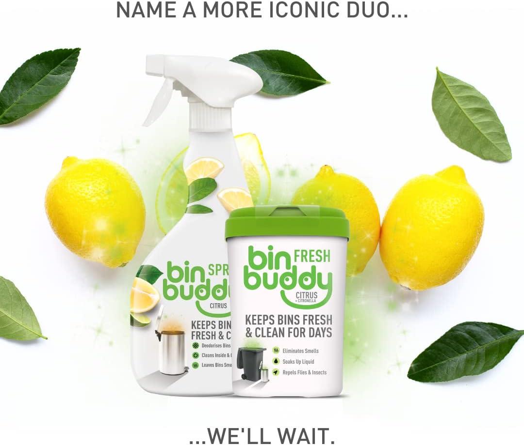 Bin Buddy Disinfectant Spray Surface Cleaner Wheelie Dustbin Air
