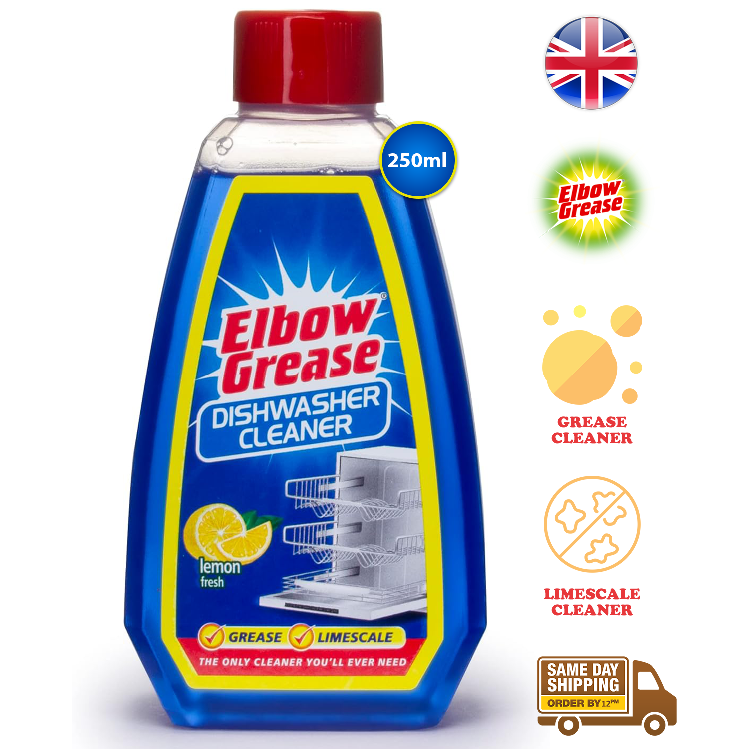 Elbow Grease Dishwasher Cleaner Cleans Removes Grease Limescale
