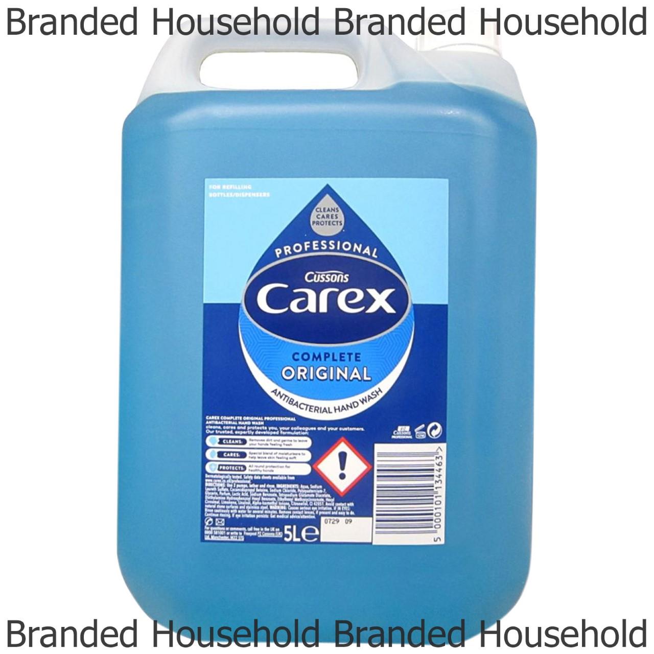 CAREX COMPLETE ORIGINAL HAND WASH LIQUID SOAP REFILL 5L eBay