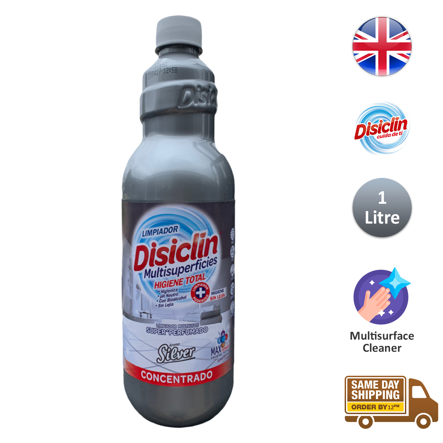 Disiclin Total Action Multi Surface Cleaner Pet 1L - View #3