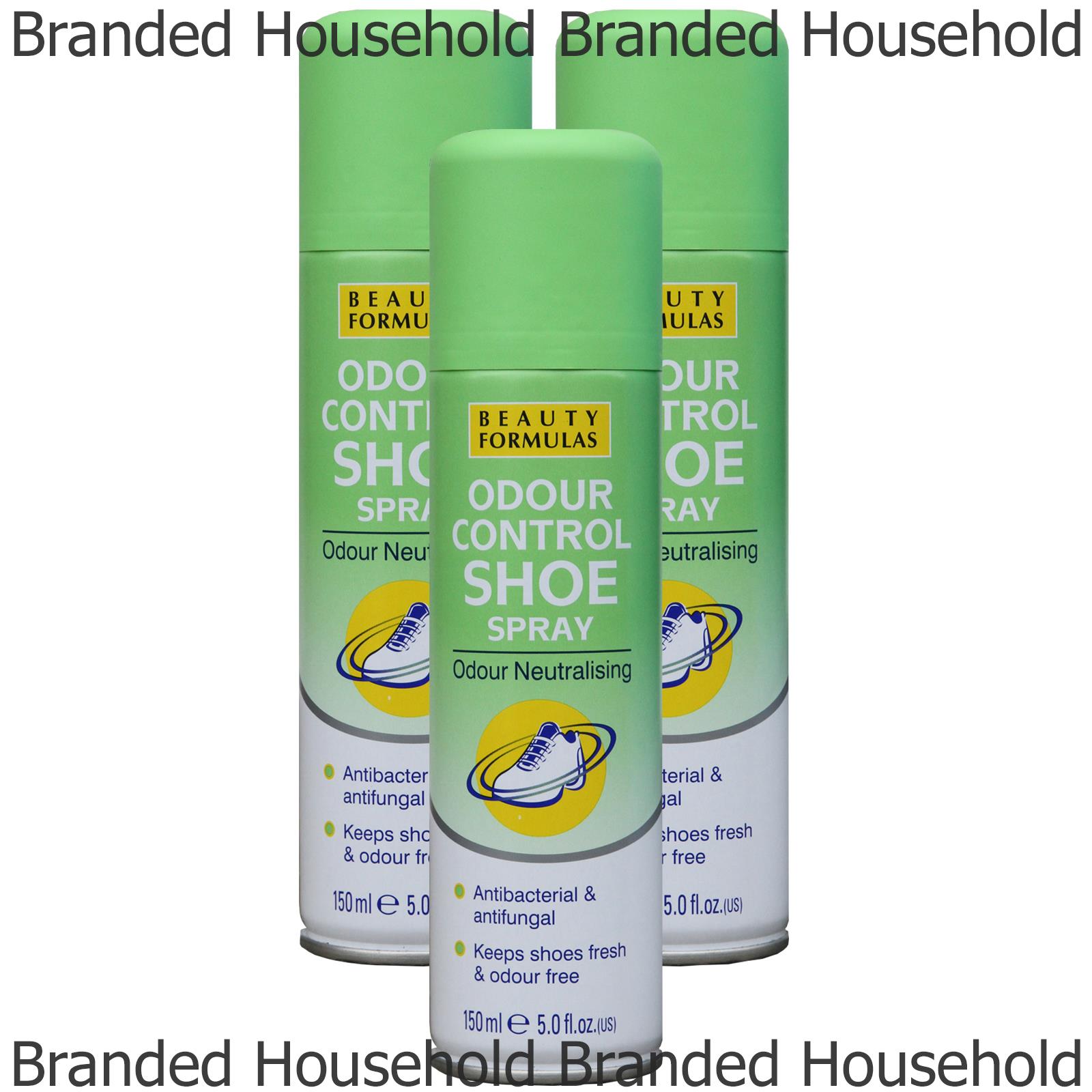3 x BEAUTY FORMULAS SHOE SPRAY