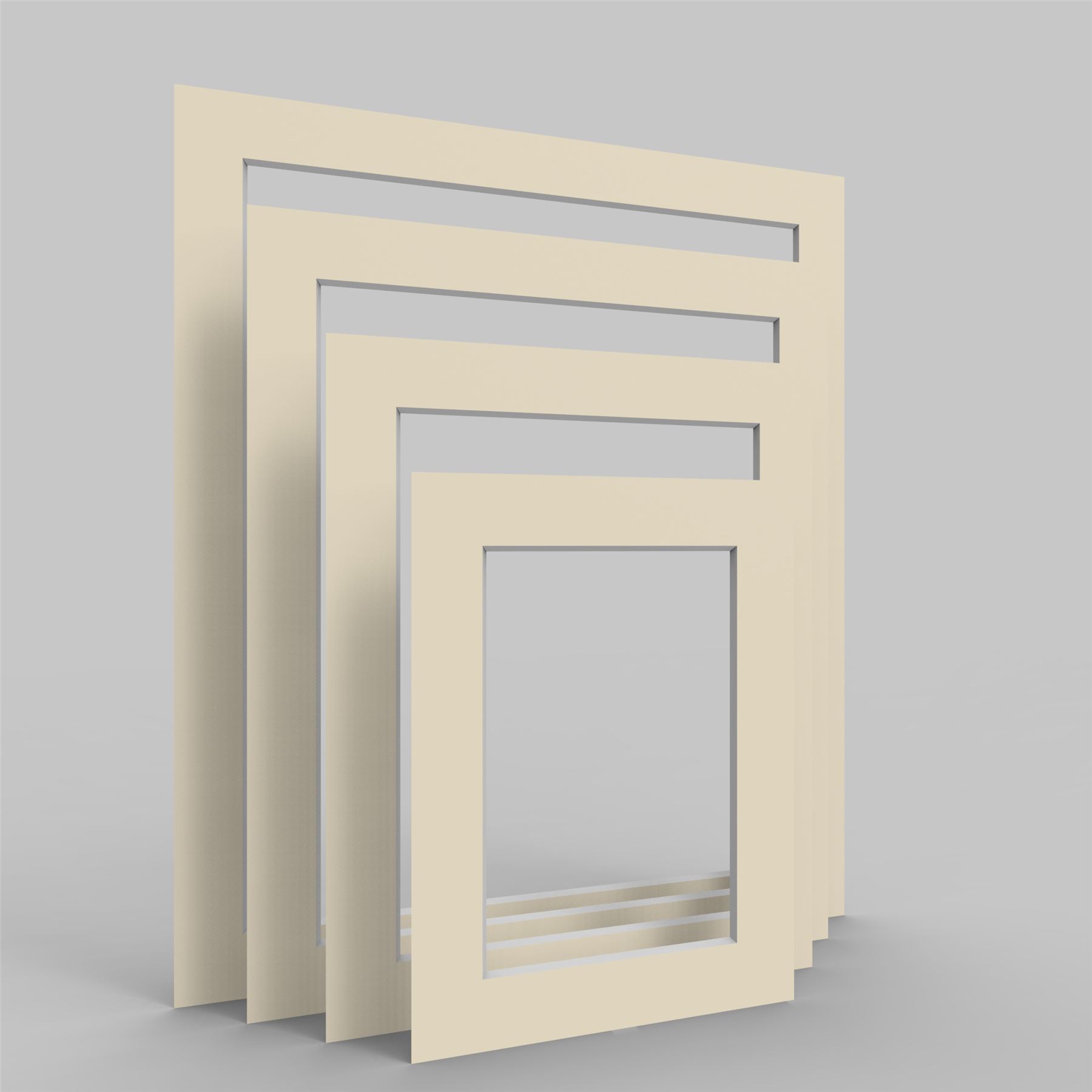 4, 8, 12 and 24 Pack Mounts for Pictures/Photo frames Ivory color mount board eBay