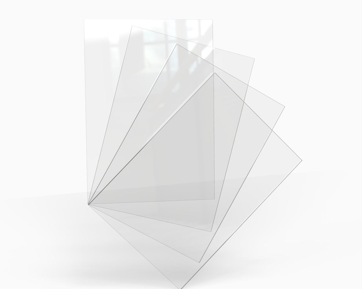 50 Styrene Sheets, 1.2mm Thick for Photo frames Display Projects DIY Craft eBay