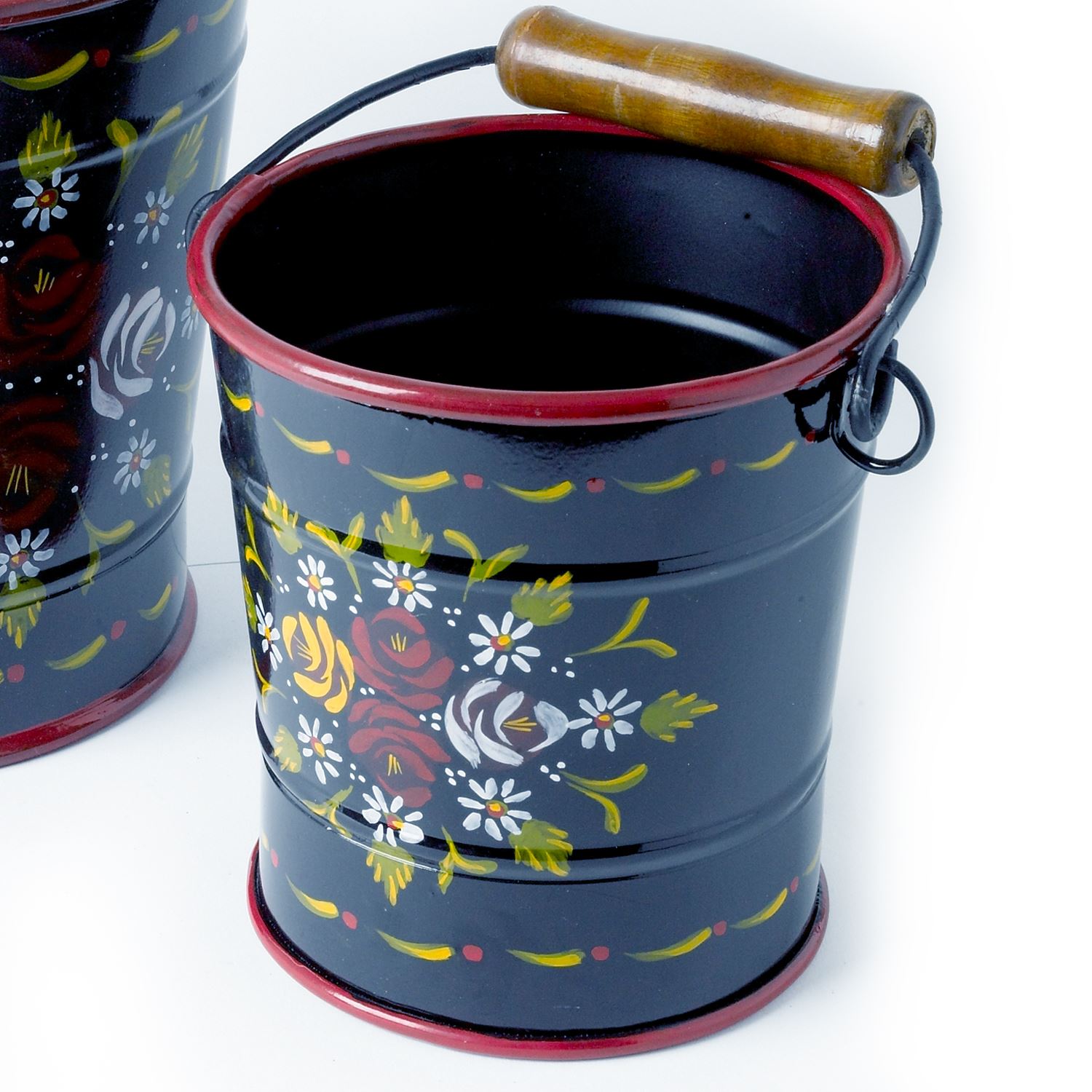 Large Buckets Narrowboat Hand Painted - Picture 8 of 17
