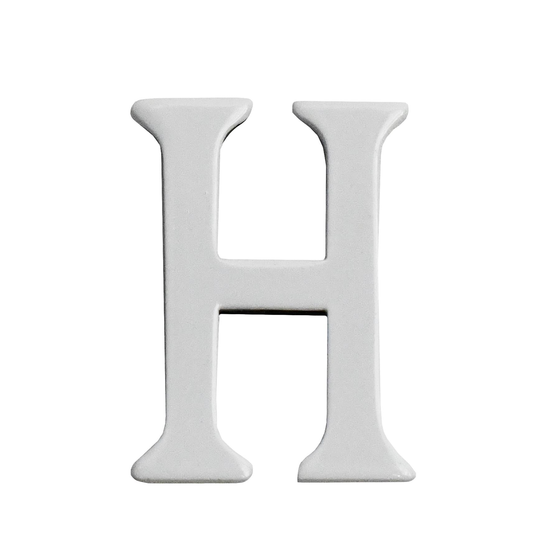 1.5 - 2 Inch Self Adhesive Numbers & Letters Solid Brass White Powder Coated - Picture 10 of 40