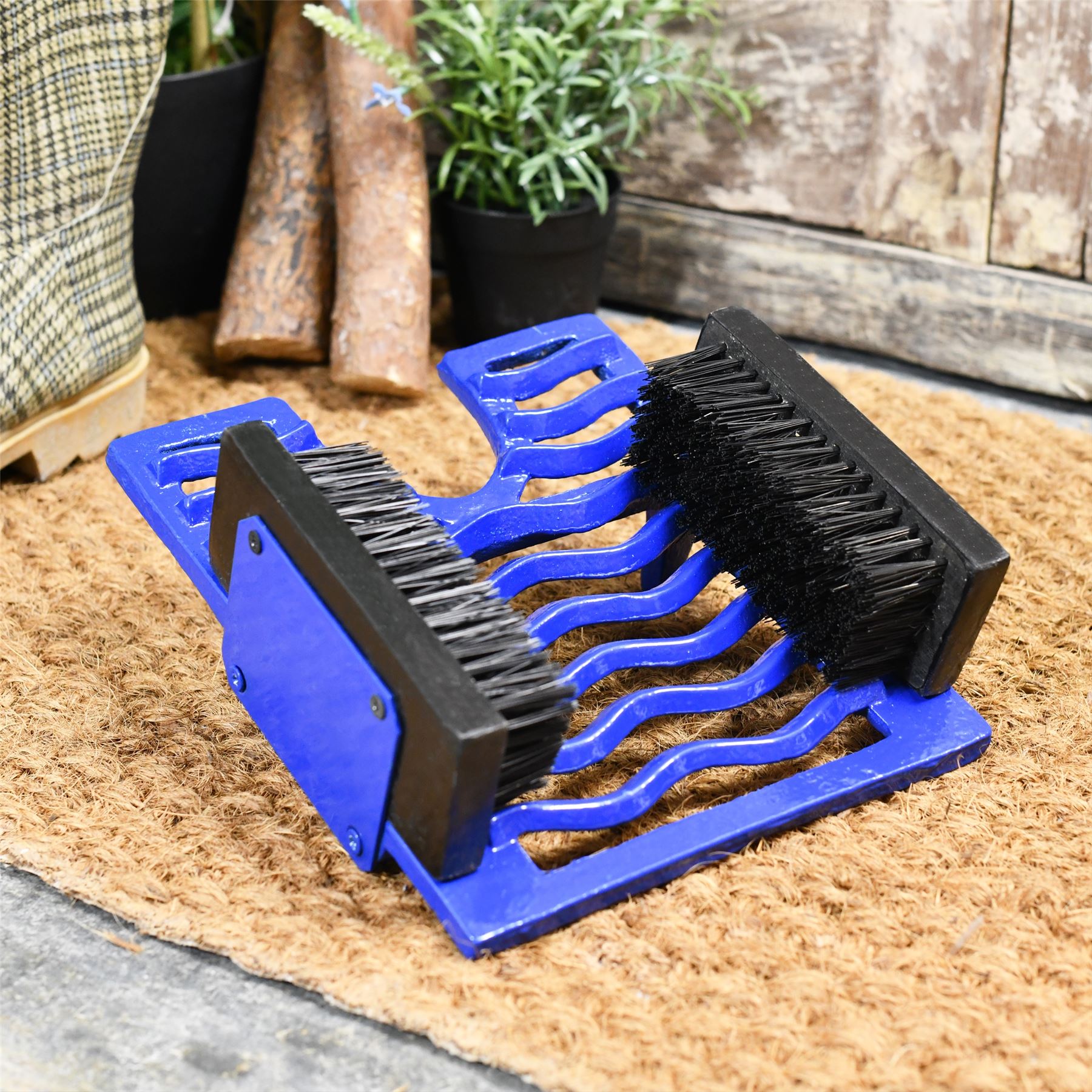3 in 1 Cast Iron Boot Jack / Brush / Scraper Various Colours eBay