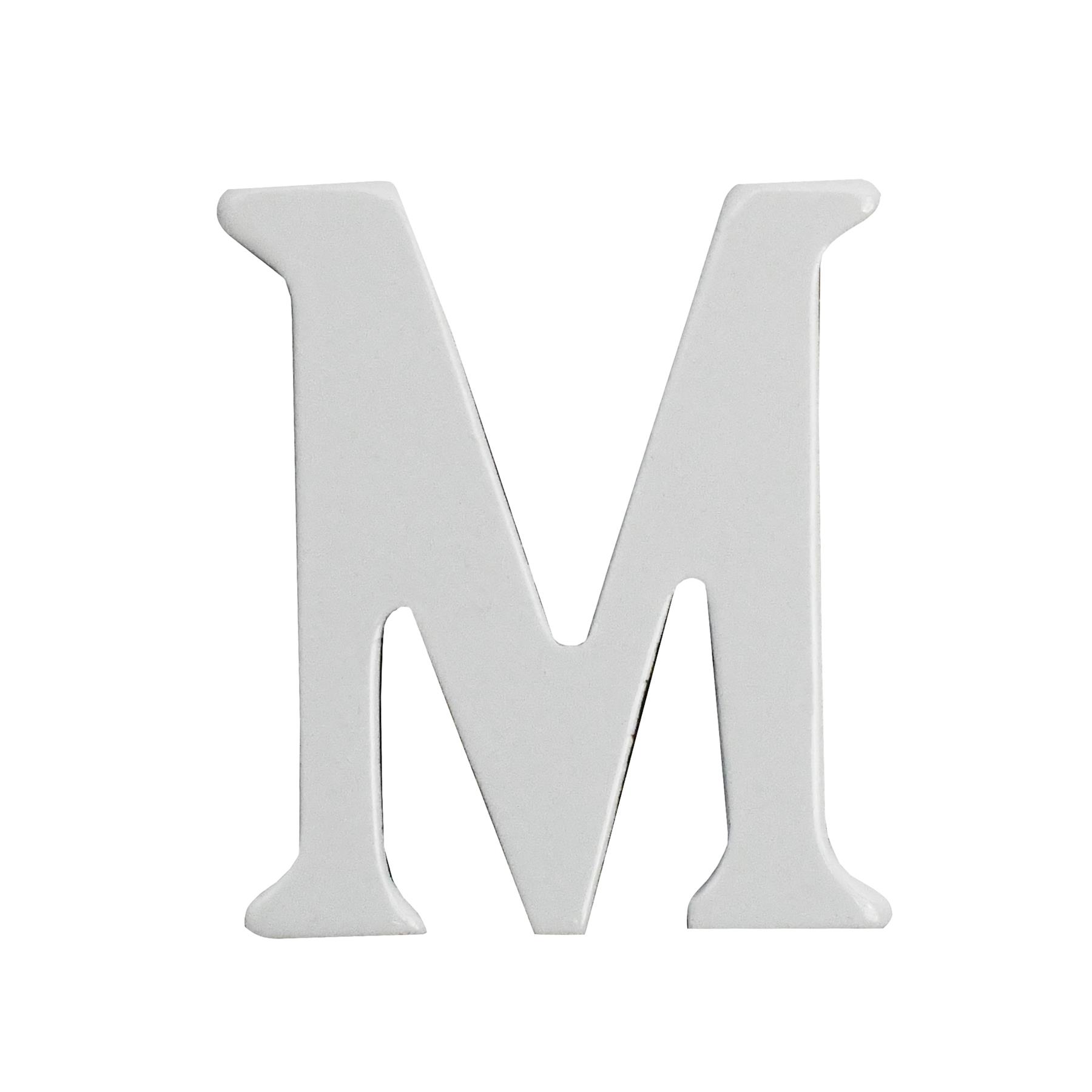 1.5 - 2 Inch Self Adhesive Numbers & Letters Solid Brass White Powder Coated - Picture 15 of 40