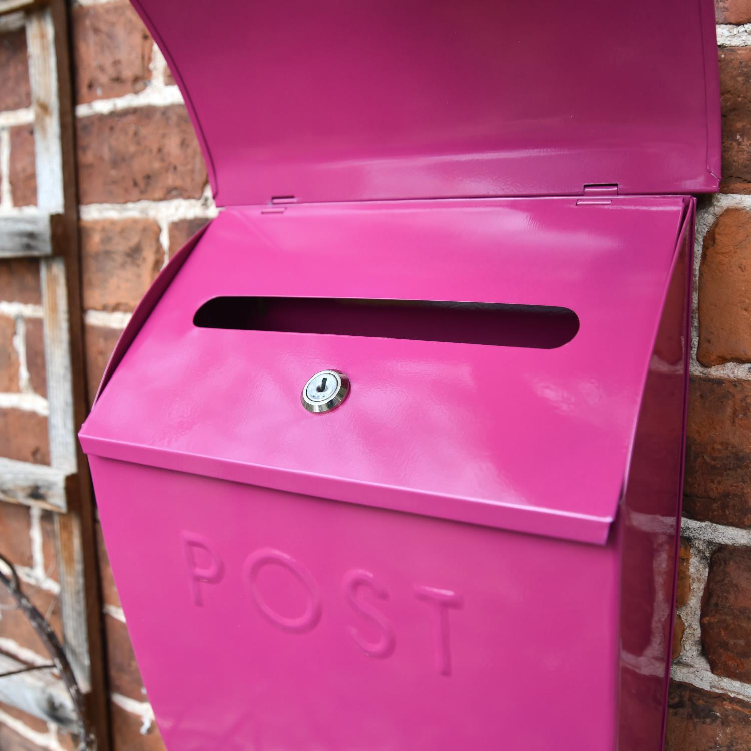 Lockable Wall Mounted Post Parcel Box - Secure Mail Letter Box - Picture 6 of 18