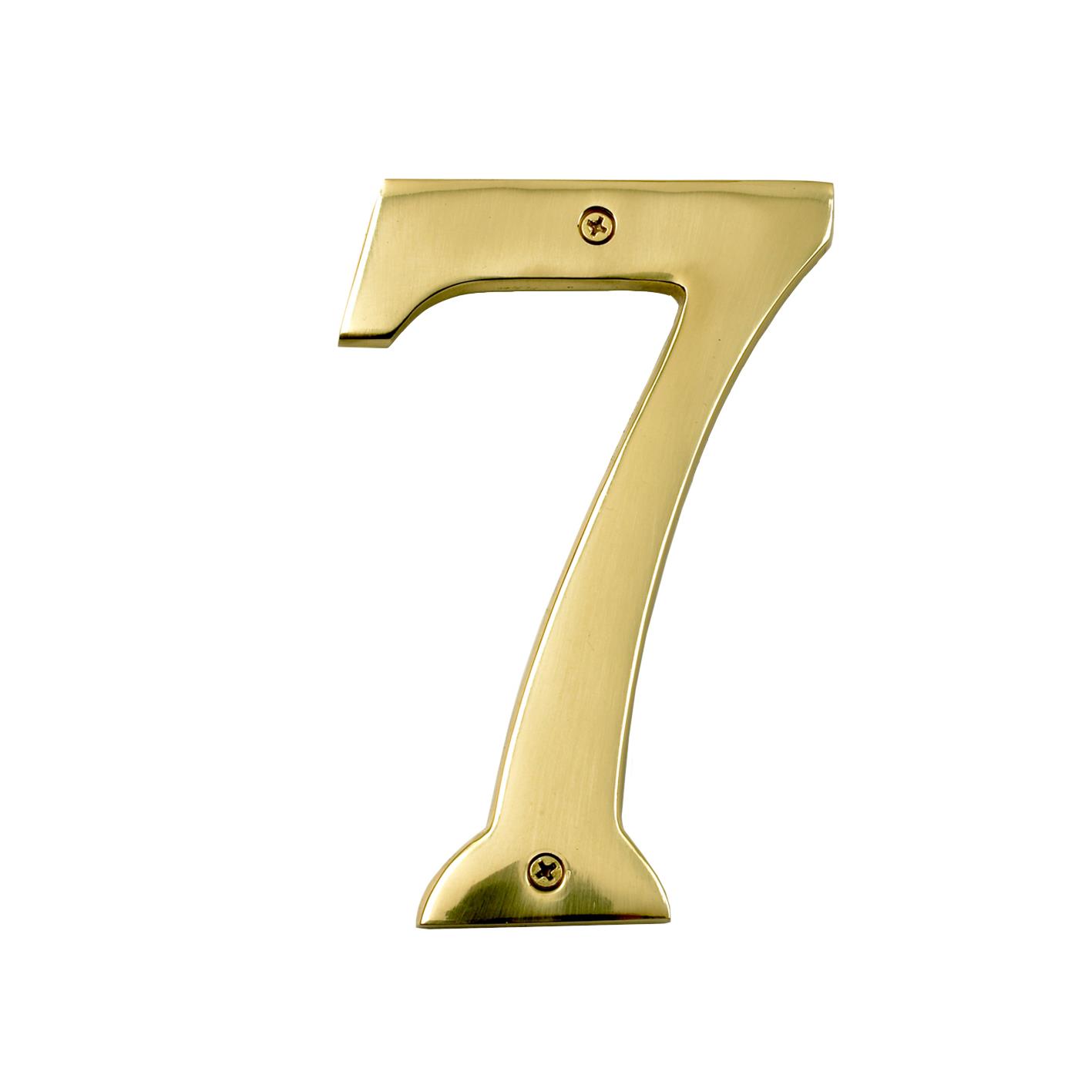 Deluxe 6" / 150mm Solid Brass House Numbers House Sign Front Door Numbers - Picture 10 of 13
