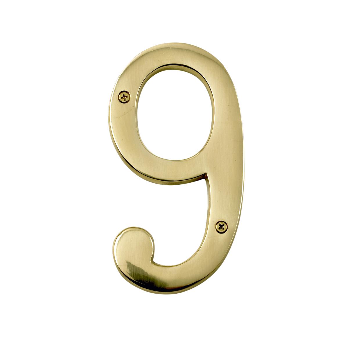 Deluxe 6" / 150mm Solid Brass House Numbers House Sign Front Door Numbers - Picture 13 of 13