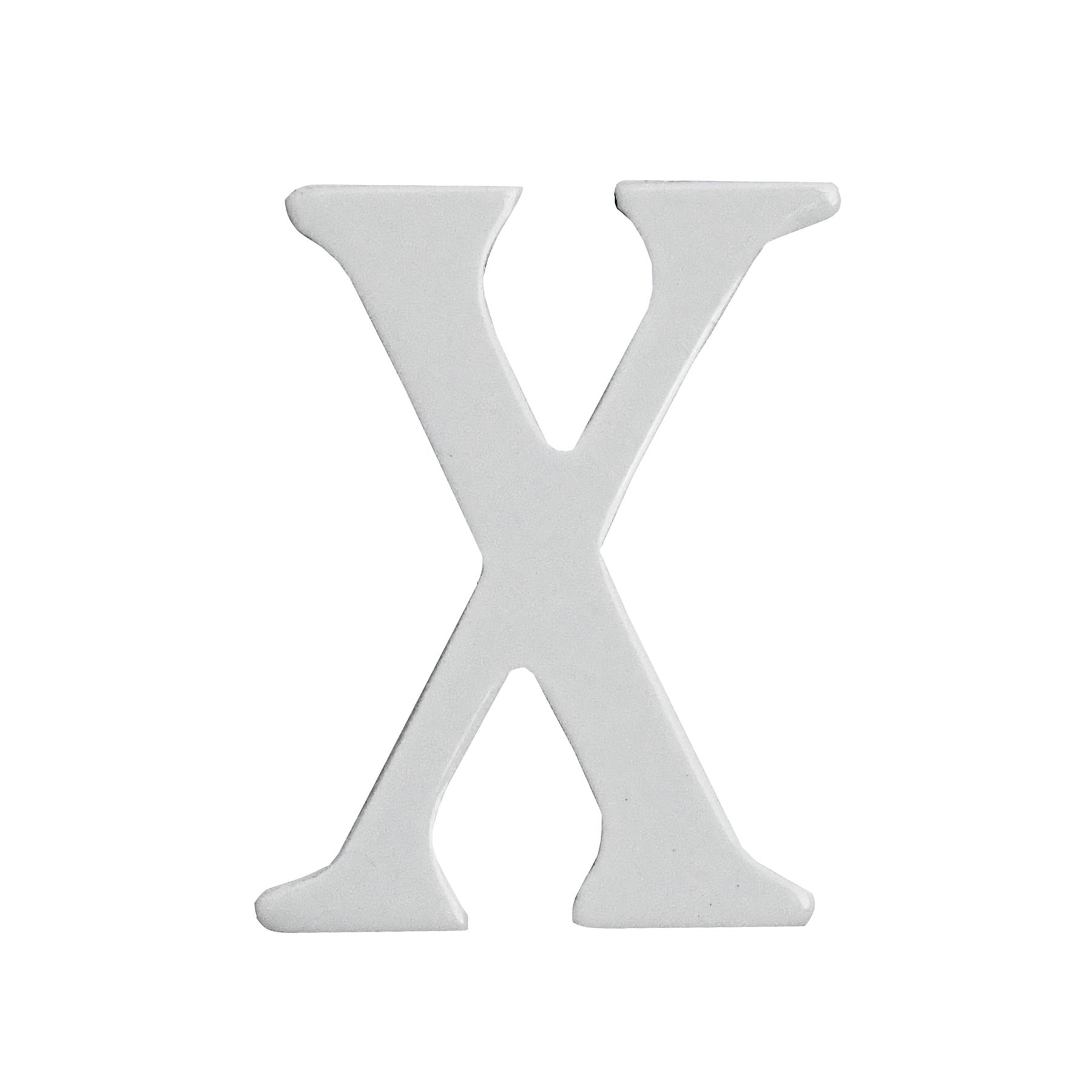 1.5 - 2 Inch Self Adhesive Numbers & Letters Solid Brass White Powder Coated - Picture 26 of 40