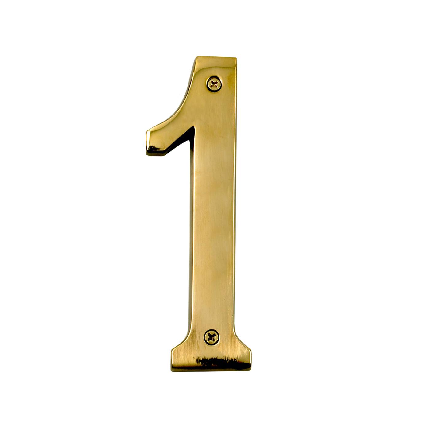 Deluxe 6" / 150mm Solid Brass House Numbers House Sign Front Door Numbers - Picture 3 of 13