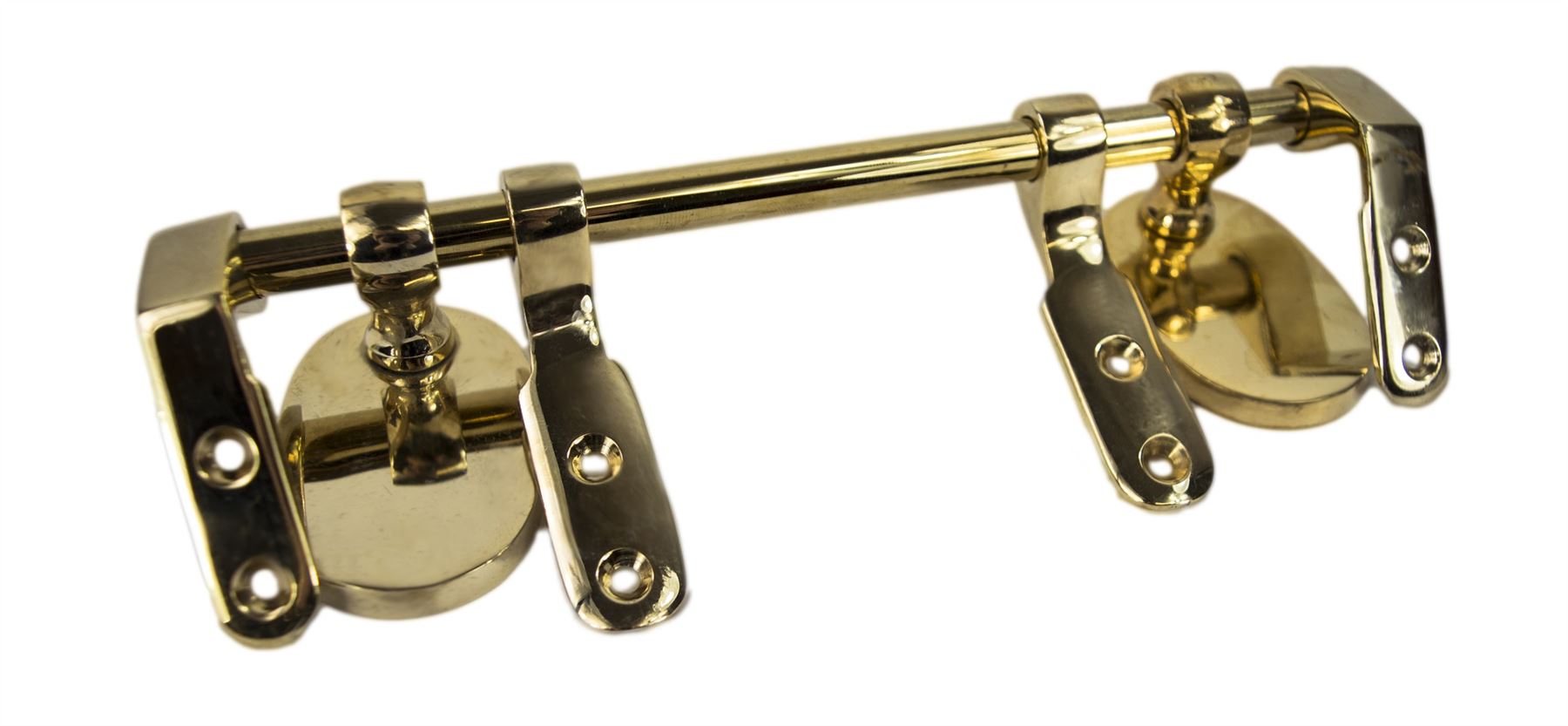 New Solid Brass 19.5cm Deluxe Bar Toilet Seat Hinge Set Replacement