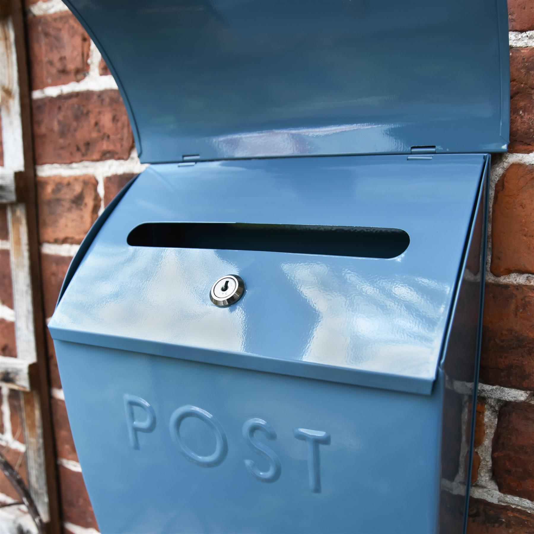 Lockable Wall Mounted Post Parcel Box - Secure Mail Letter Box - Picture 9 of 18