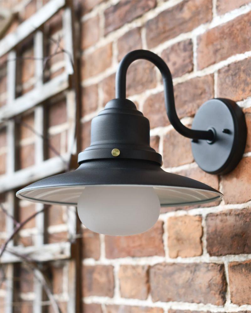 Modern Black Garden Wall Lights Outdoor Weatherproof Lighting Fixture Lanterns - Picture 7 of 8