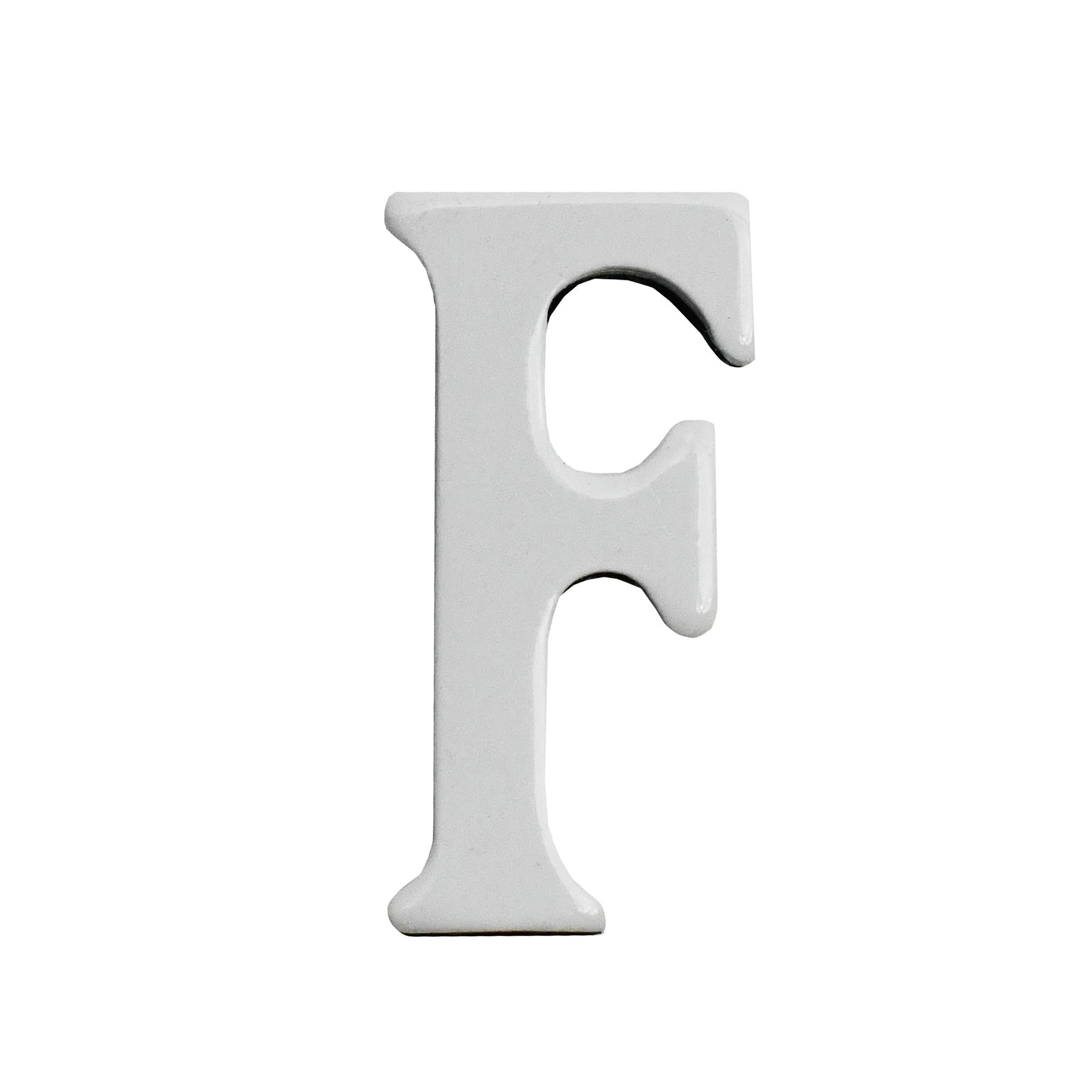 1.5 - 2 Inch Self Adhesive Numbers & Letters Solid Brass White Powder Coated - Picture 8 of 40