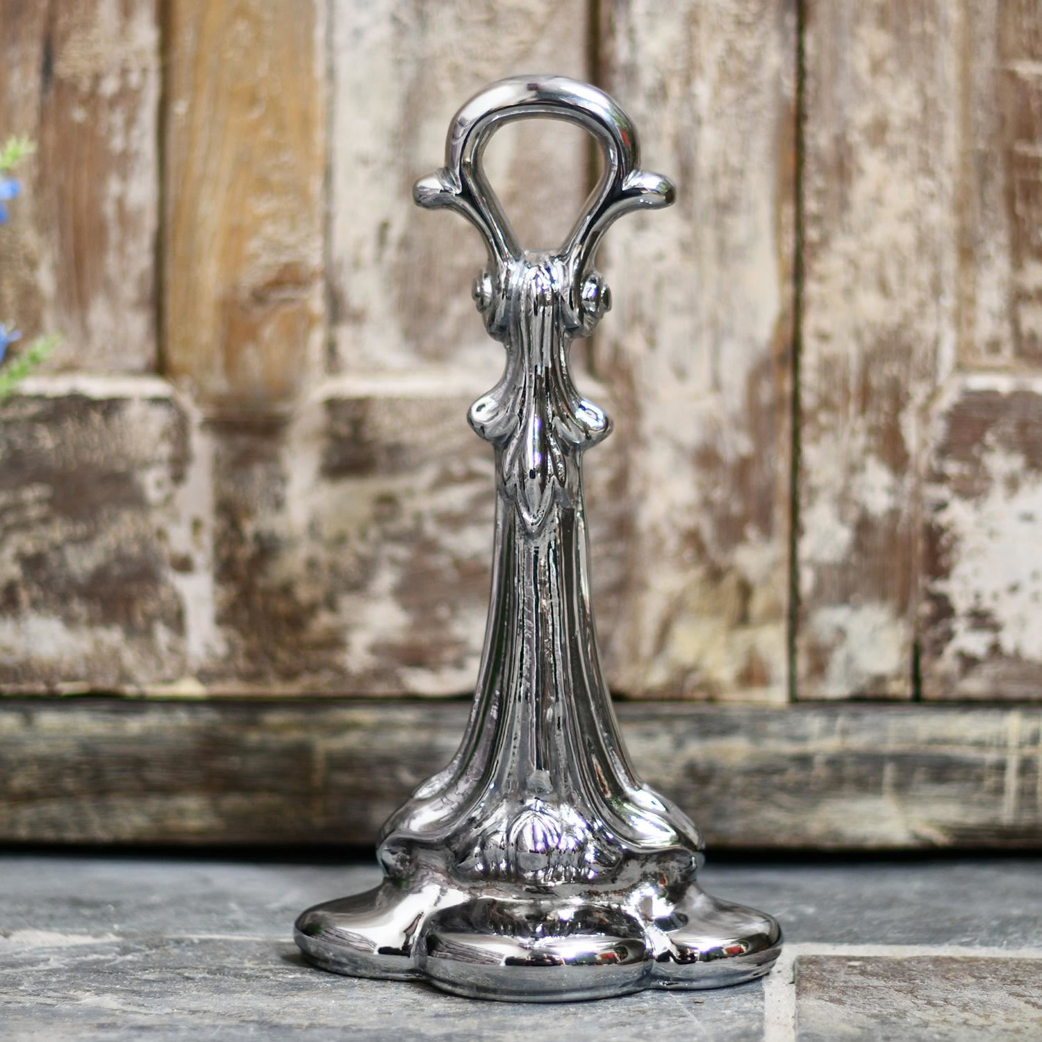 Traditional Door Porter / Door Stop in Six Finishes – Door Accessories - Picture 3 of 22
