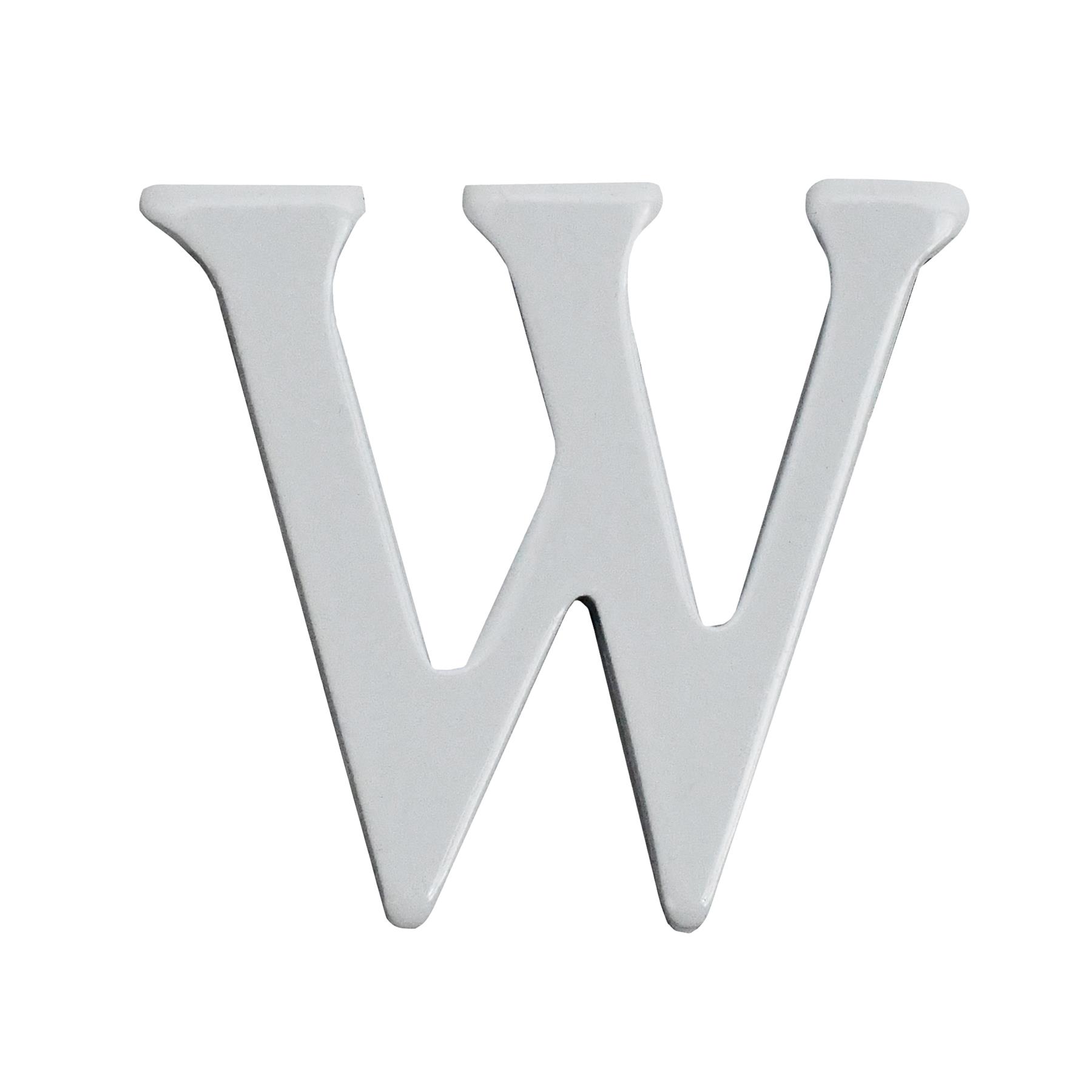 1.5 - 2 Inch Self Adhesive Numbers & Letters Solid Brass White Powder Coated - Picture 25 of 40
