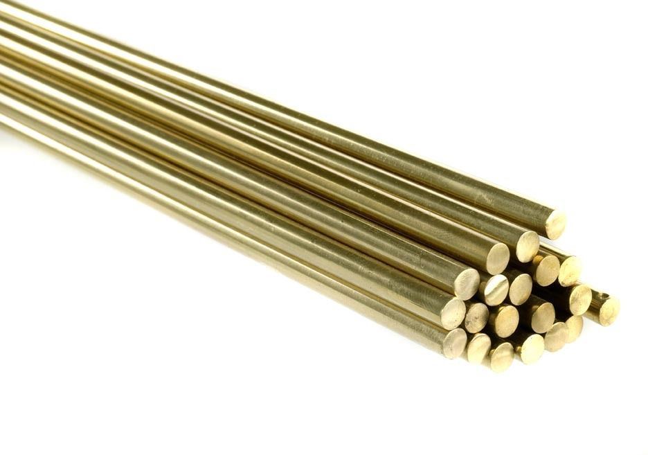 2m Length Solid Polished Brass Gallery Rod Or Fiddle Rail in 9mm, 12