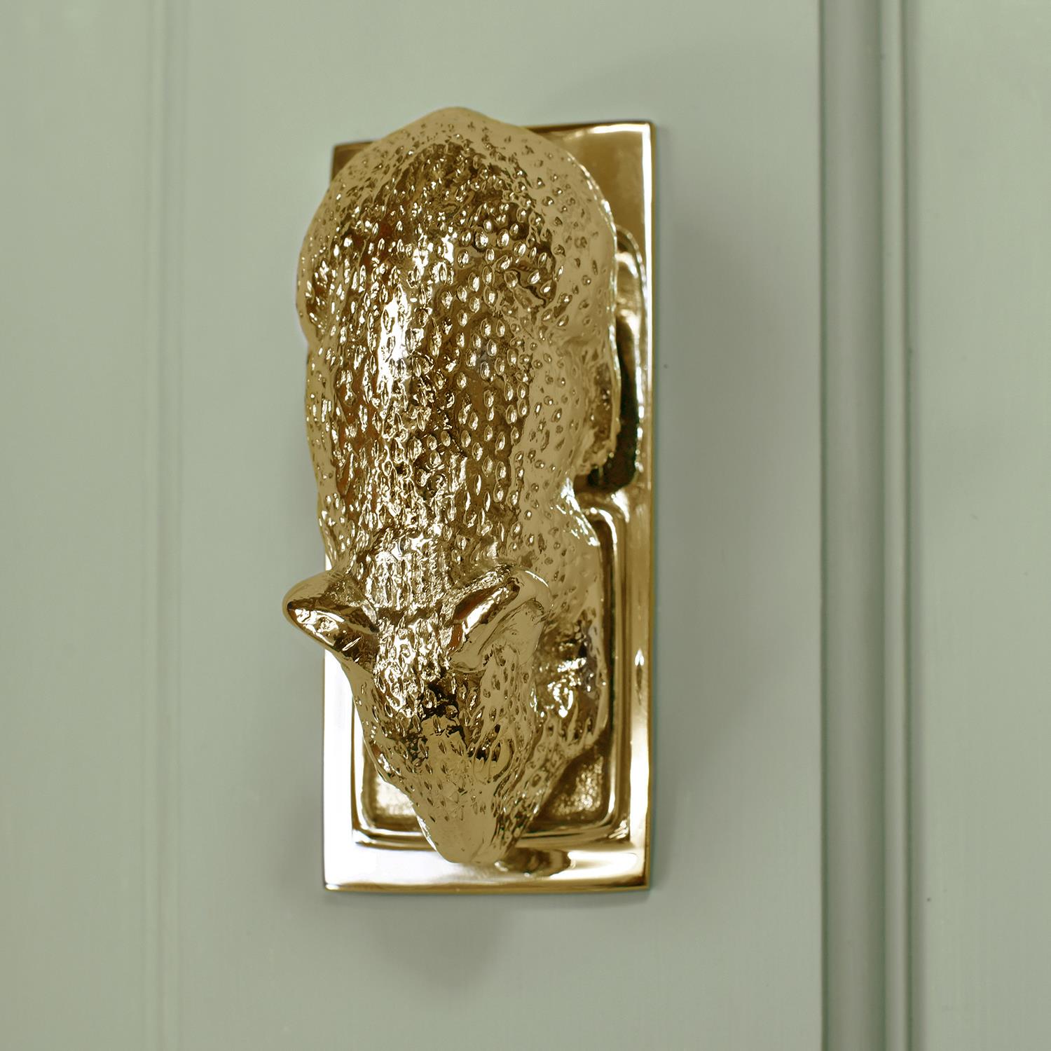 Polished Brass Dormouse Door Knocker | eBay
