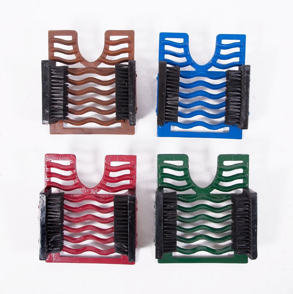 NEWLY IMPROVED 3 in 1 Cast Iron Boot Jack / Brush / Scraper Various