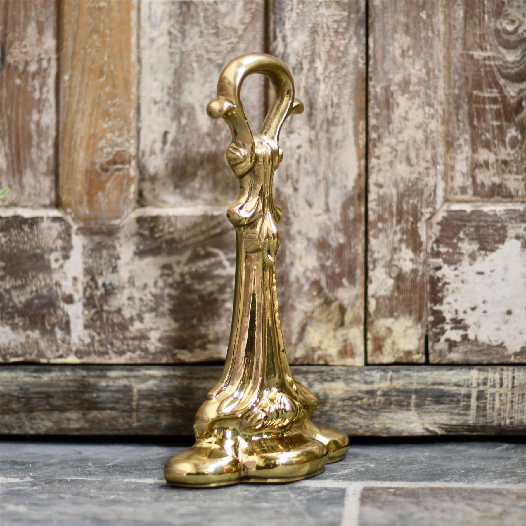 Traditional Door Porter / Door Stop in Six Finishes – Door Accessories - Picture 15 of 22