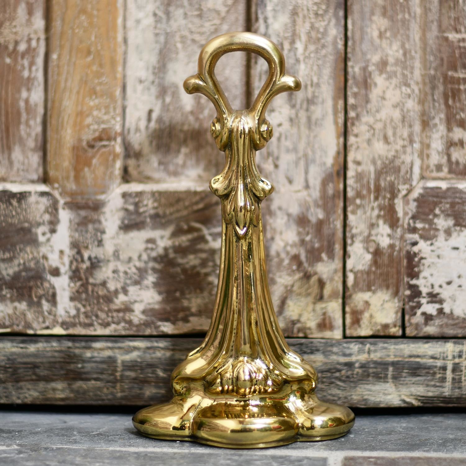 Traditional Door Porter / Door Stop in Six Finishes – Door Accessories - Picture 14 of 22