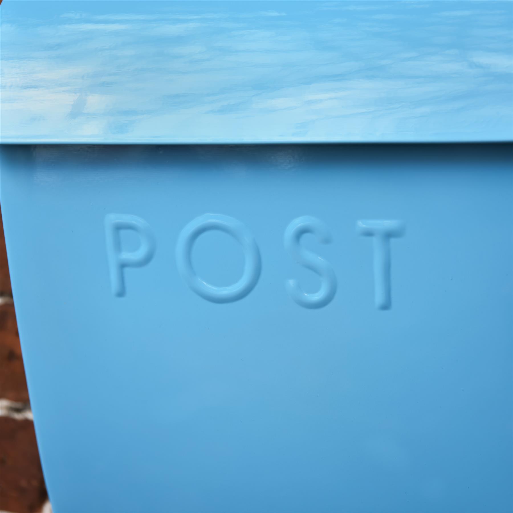 Lockable Wall Mounted Post Parcel Box - Secure Mail Letter Box - Picture 11 of 18