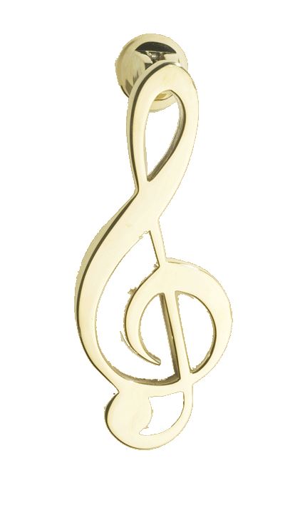 Treble Clef Door Knocker in Three Wonderful Finishes – Door Accessories - Picture 4 of 5