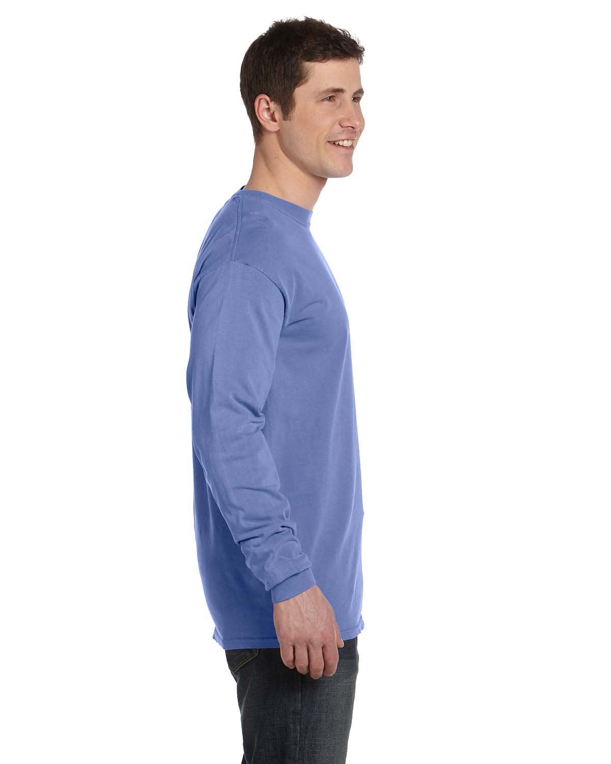 Comfort Colors Mens T-Shirt Long Sleeve Garment Dyed Preshrunk Tee C6014 - Picture 23 of 70