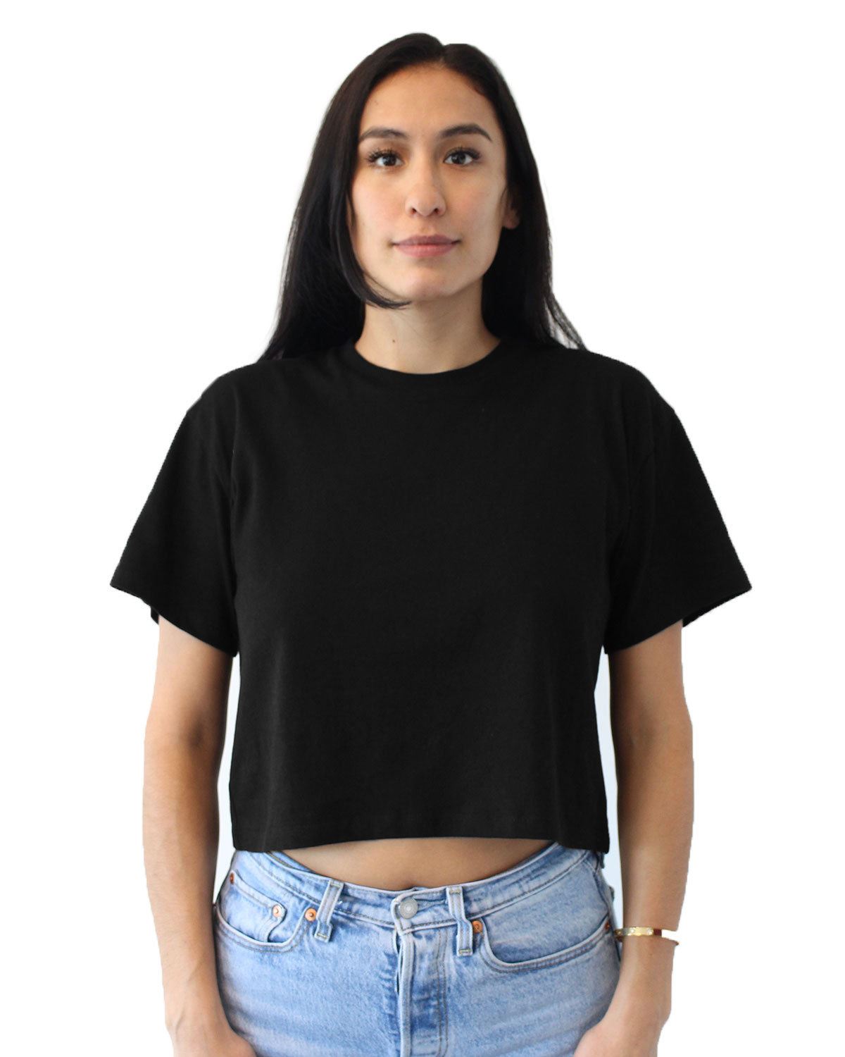 Next Level Women's Relaxed Fit  Ideal Crop T-Shirt 1580NL - Picture 4 of 11